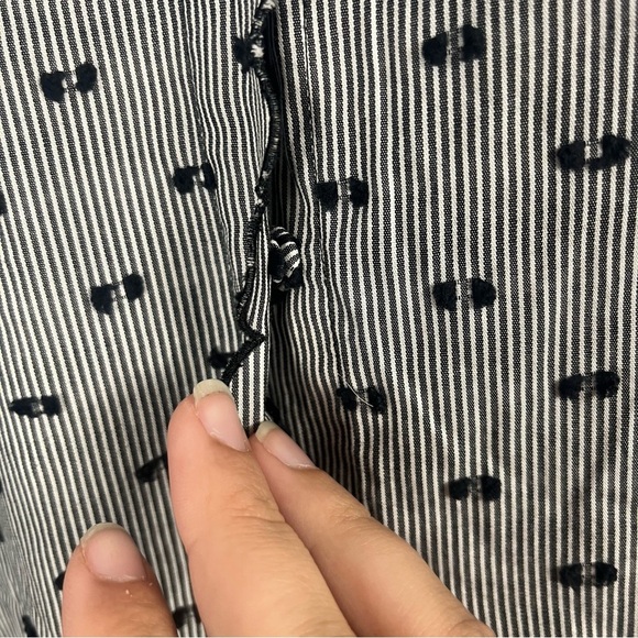 Kobi Halperin Joan Womens Shift Mini Casual Dress, Black/White size medium - Picture 6 of 9